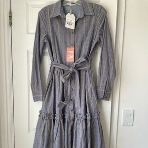 Ivy city dress, Tommie plaid dress, size M